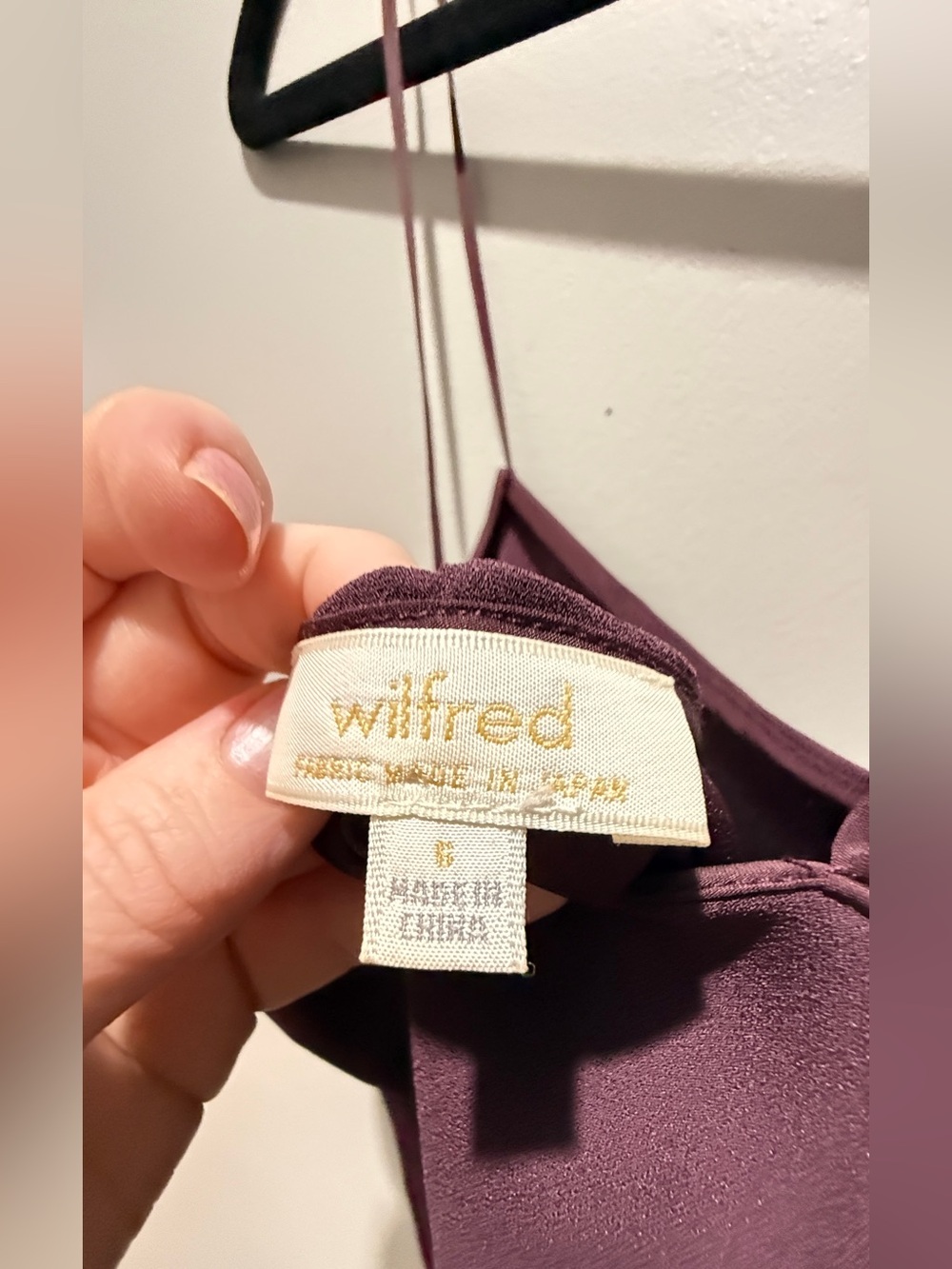 Aritzia Wilfred Free Vivienne Slip Dress - Burgundy - Picture 5 of 5